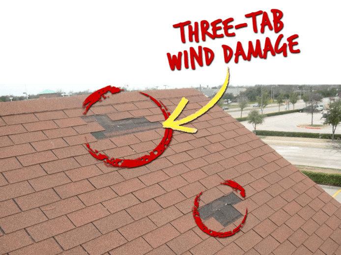 Roof Wind Damage graphic