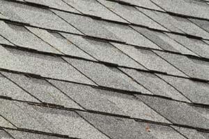 Shingles on house roof