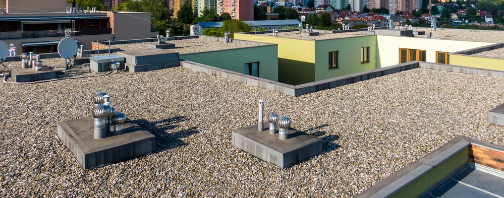 BUR roofing for flat roof