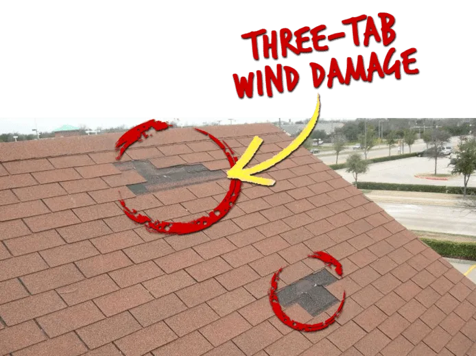 Roof Wind Damage graphic
